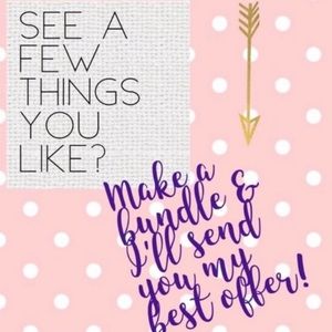 Make a offer, Bundle for a great deal, really would love items gone!!!